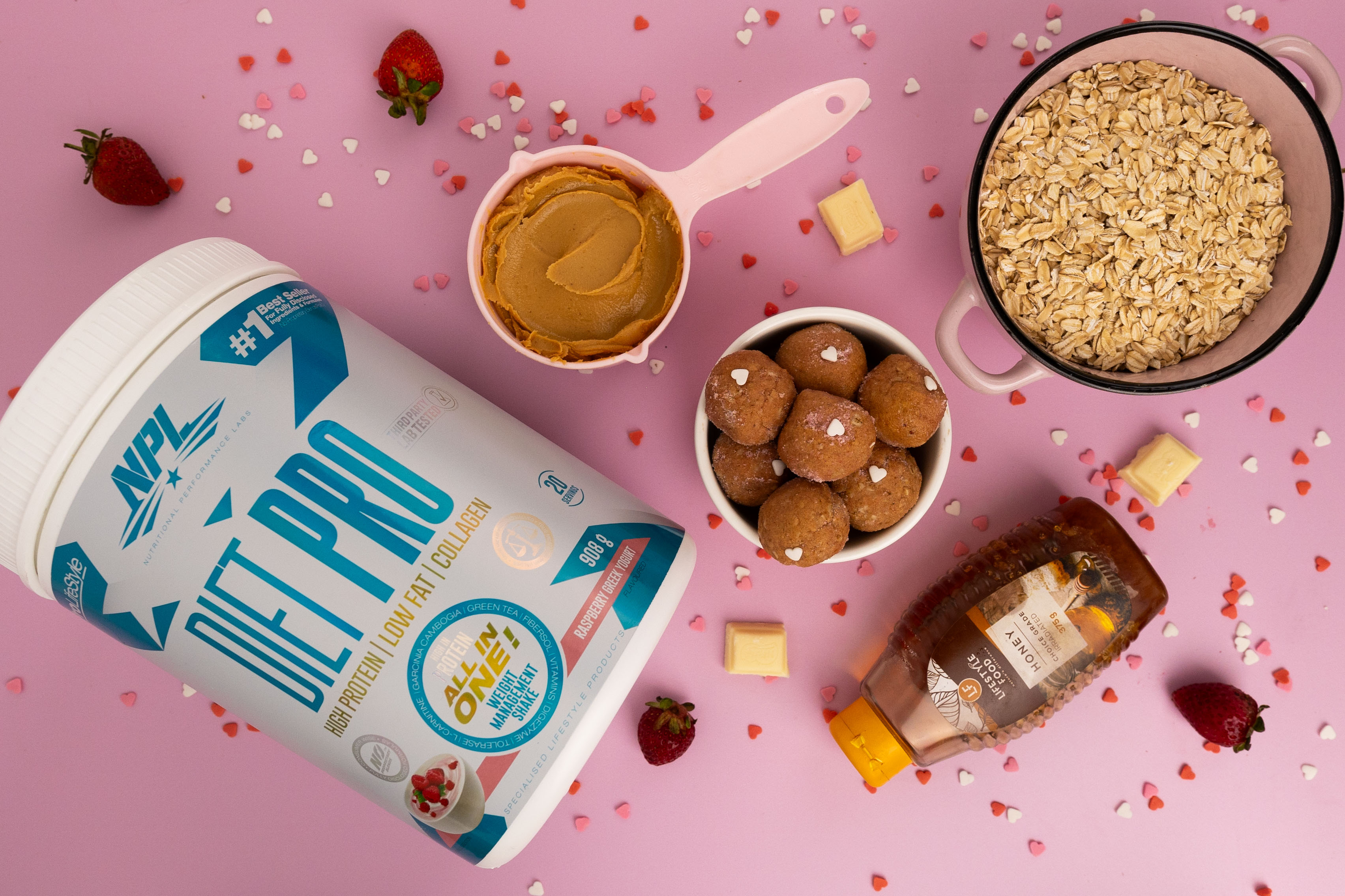 NPL_Recipes_PLS - Strawberry Protein Balls - THUMBNAIL